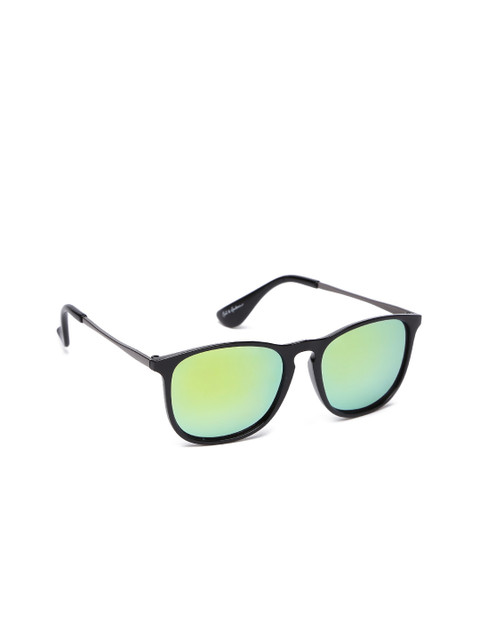 

Mast & Harbour Unisex Mirrored Wayfarer Sunglasses SUN04935, Green