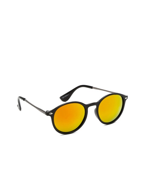 

Mast & Harbour Unisex Oval Sunglasses, Red