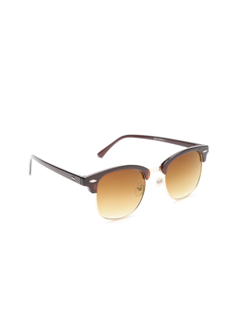 

Mast & Harbour Unisex Browline Sunglasses SUN04953, Brown