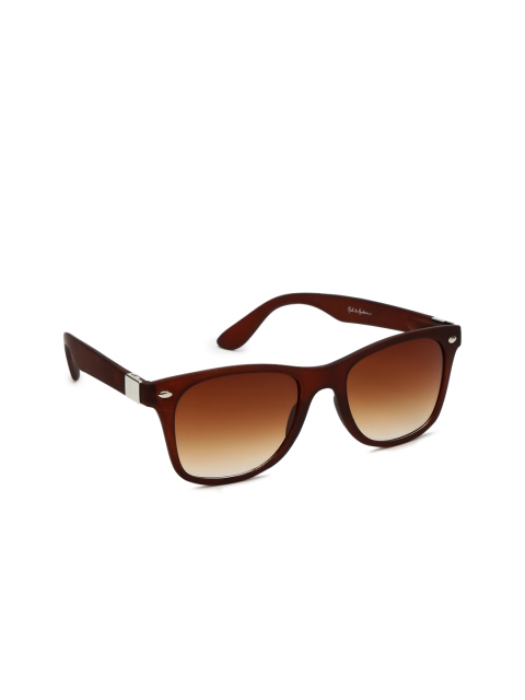 

Mast & Harbour Unisex Rectangle Sunglasses, Brown