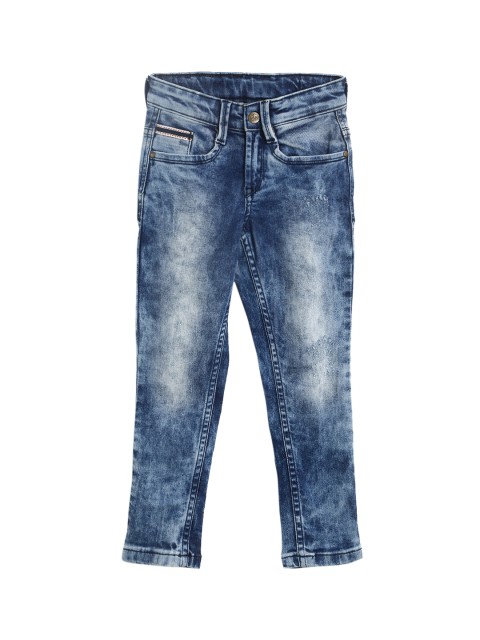 

Flying Machine Boys Blue Skinny Fit Mid-Rise Clean Look Jeans
