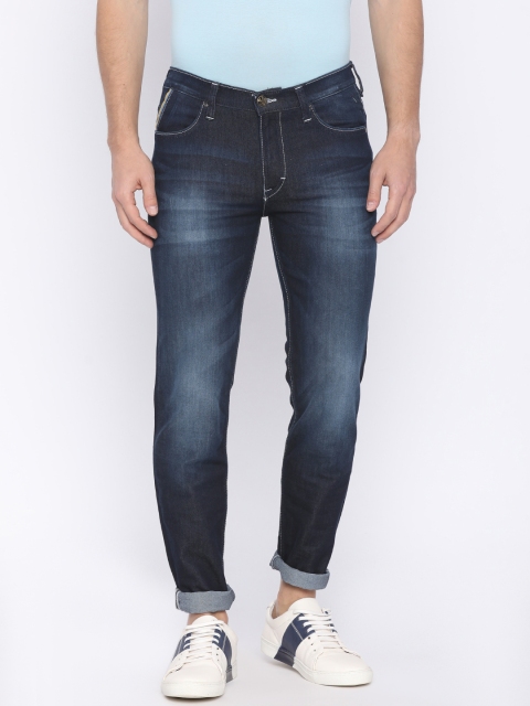

Lee Men Blue Bruce Skinny Fit Mid-Rise Clean Look Stretchable Jeans
