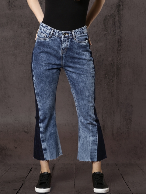 

Roadster Women Blue Bootcut Mid-Rise Clean Look Jeans