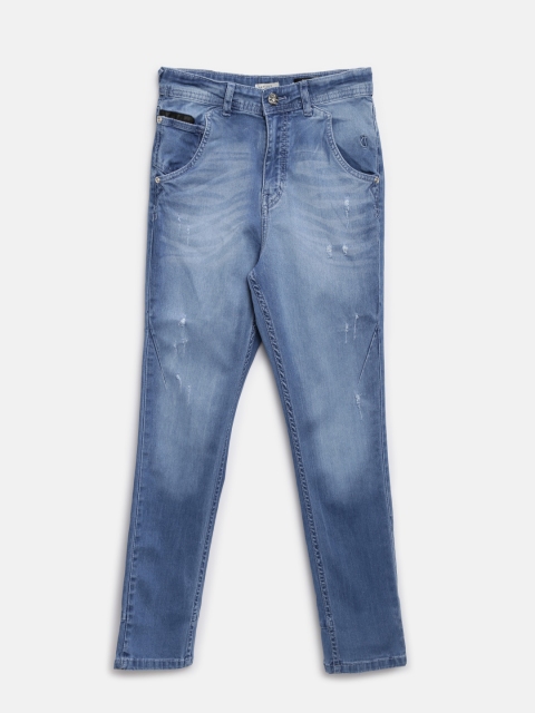

Gini and Jony Boys Blue Mid-Rise Mildly Distressed Stretchable Jeans