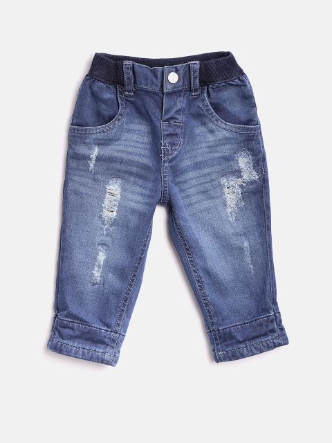 

Gini and Jony Boys Blue Regular Fit Mid-Rise Clean Look Stretchable Jeans