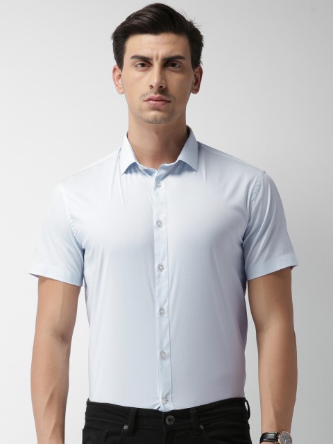 

Celio Men Blue Slim Fit Solid Formal Shirt
