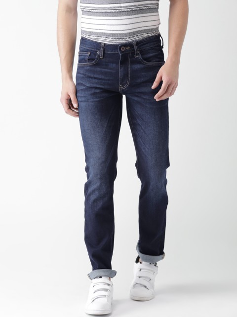 

Celio Men Blue Slim Fit Mid-Rise Clean Look Stretchable Jeans