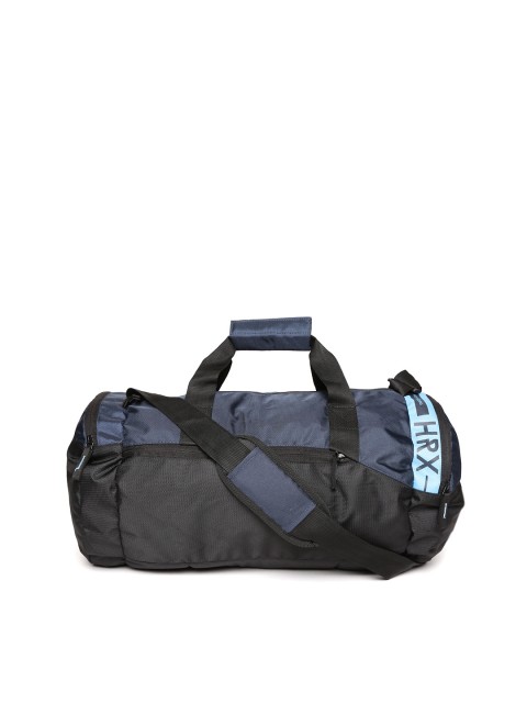 

HRX by Hrithik Roshan Unisex Navy & Black Velocity Colourblocked Duffel Bag, Navy blue