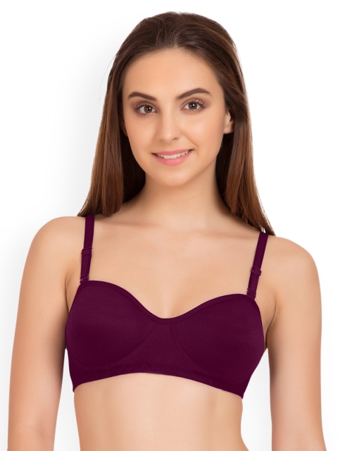 

Tweens Purple Solid Non-Wired Non Padded T-shirt Bra TW-9101DPR