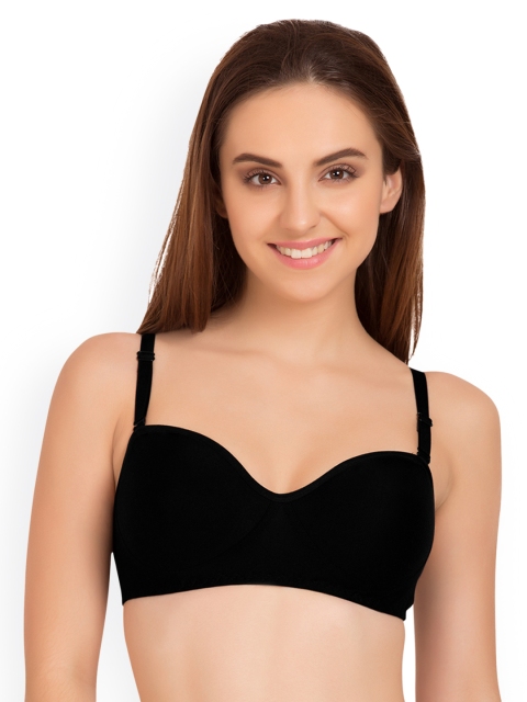 

Tweens Black Solid Non-Wired Non Padded T-shirt Bra TW-9101BL