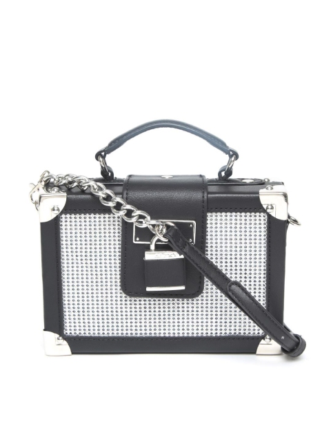 

ALDO Black Embellished Satchel