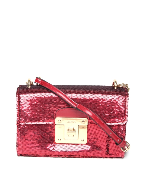 

ALDO Red Embellished Sling Bag
