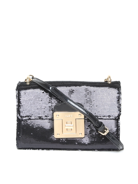 

ALDO Black Embellished Sling Bag
