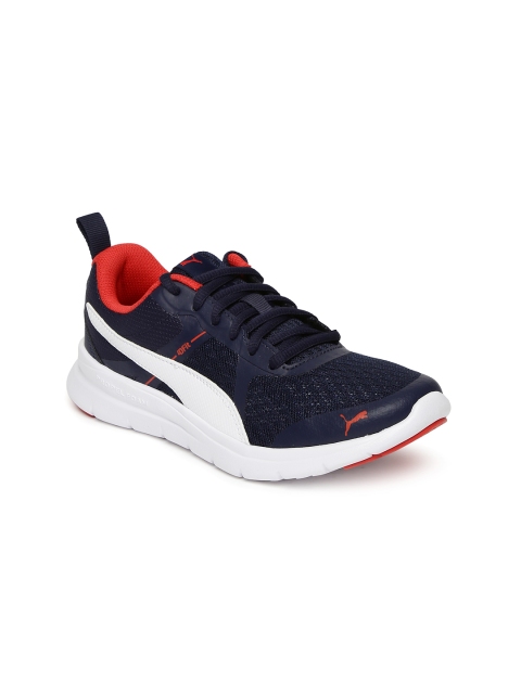 

Puma Kids Navy Flex Essential Sneakers, Navy blue