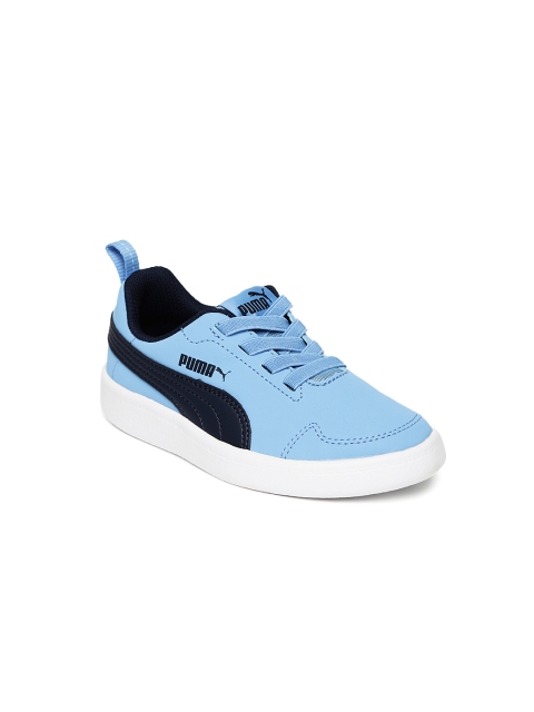 

Puma Kids Blue Courtflex PS Sneakers