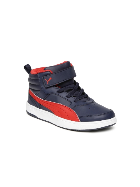 

Puma Kids Navy Rebound Street v2 L V Pre School Sneakers, Navy blue