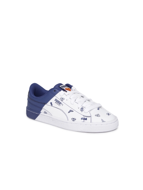 

Puma Boys JL Basket Jr White Sneakers