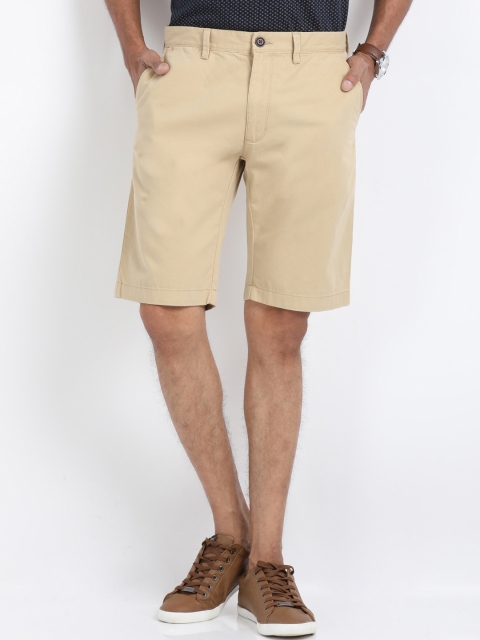 

Indian Terrain Men Beige Solid Slim Fit Chino Shorts