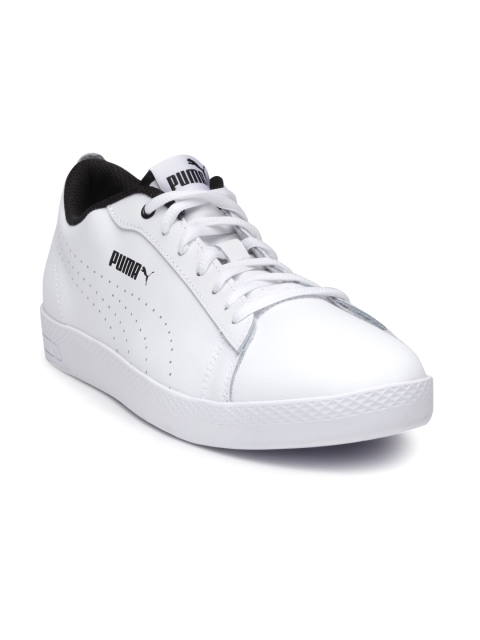 

Puma Women White Smash Wns V3 L Perf Sneakers