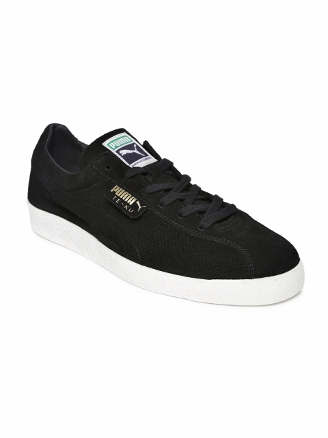 

Puma Men Black Te-Ku Summer Suede Sneakers
