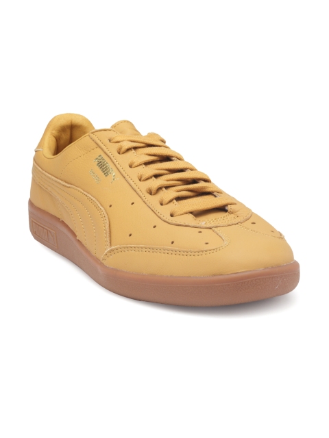 

Puma Men Mustard Yellow Madrid Premium Sneakers