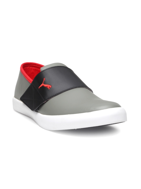

Puma Men Grey & Black El Rey Milano III IDP Sneakers