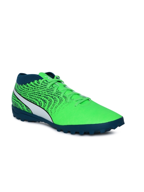

Puma Men Green Printed One 18.4 TT Indoor Training Shoes