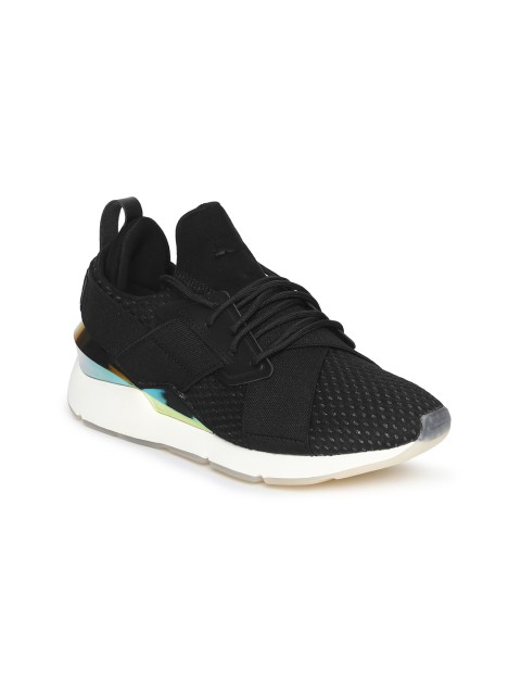 

Puma Womens Black Muse Dirt Bikes Casual Shoes