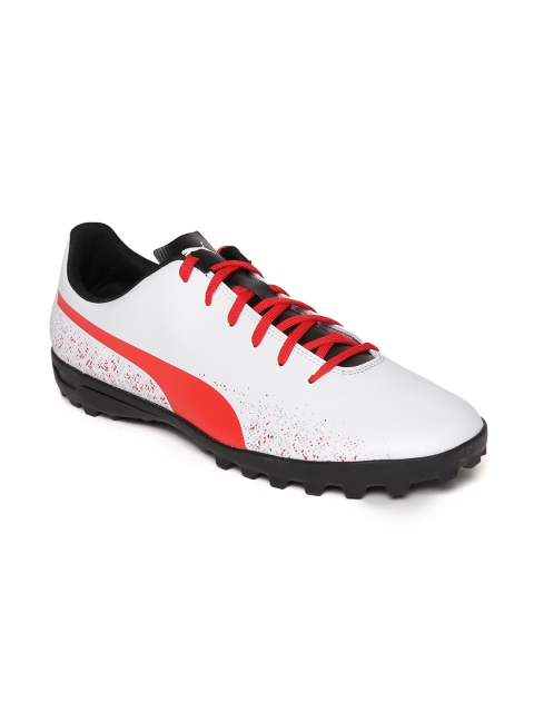 

Puma Men White & Red Truora Team Training Printed Football Shoes