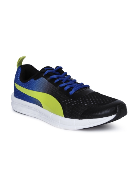 

Puma Unisex Black & Blue Radiance IDP Running Shoes