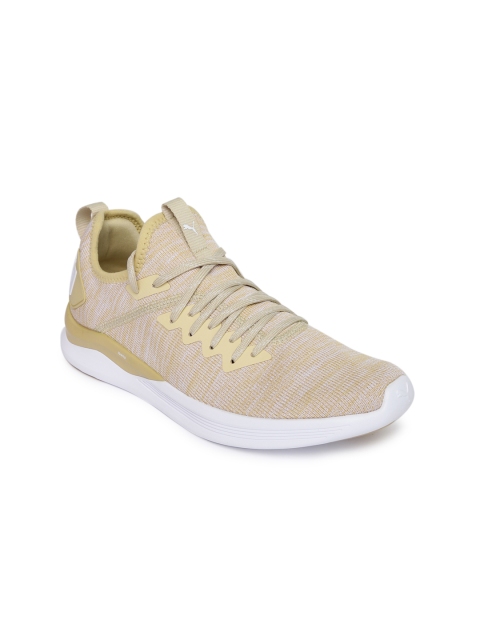 

Puma Women Beige IGNITE Flash evoKNIT Running Shoes