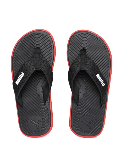 

Puma Men Black Solid Thong Flip-Flops