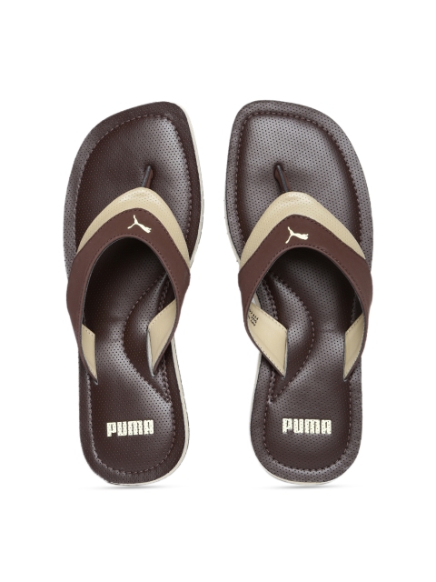 

Puma Men Brown Solid Thong Flip-Flops