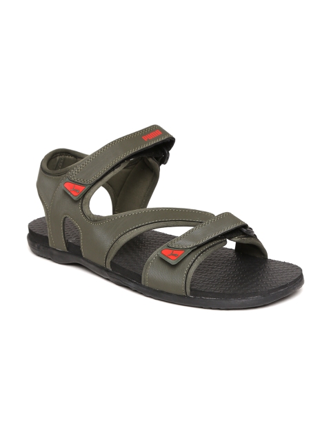 

Puma Men Olive Green Elego MU IDP Sports Sandals
