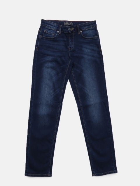 

Indian Terrain Boys Blue Regular Fit Mid-Rise Clean Look Jeans
