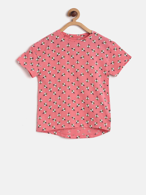 

Fame Forever by Lifestyle Girls Pink Printed T-shirt