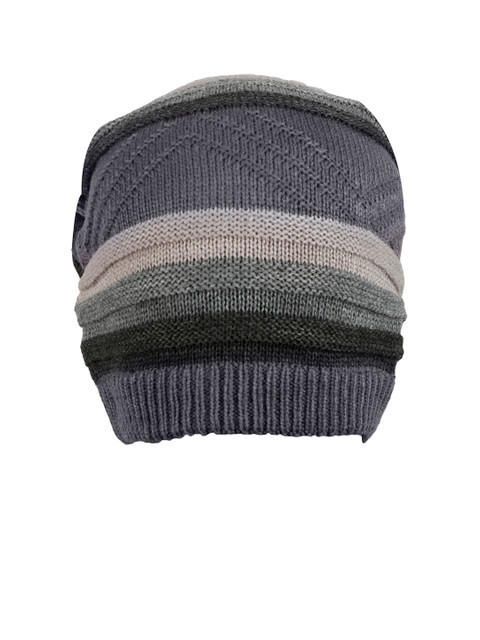 

FabSeasons Unisex Grey Solid Beanie