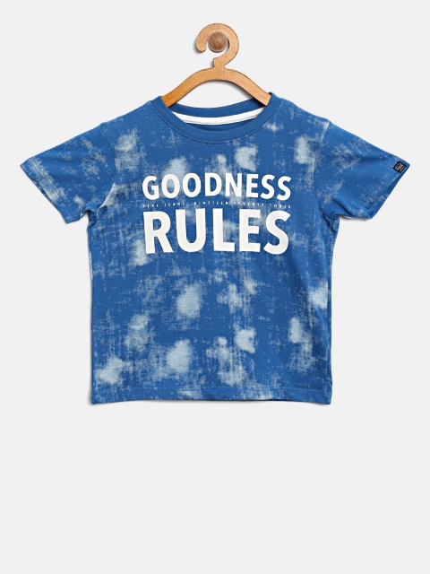 

Pepe Jeans Boys Blue Printed Round Neck T-shirt