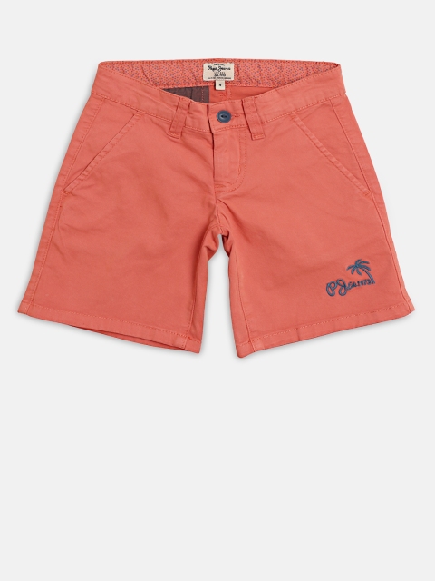 

Pepe Jeans Boys Coral Solid Chino Shorts