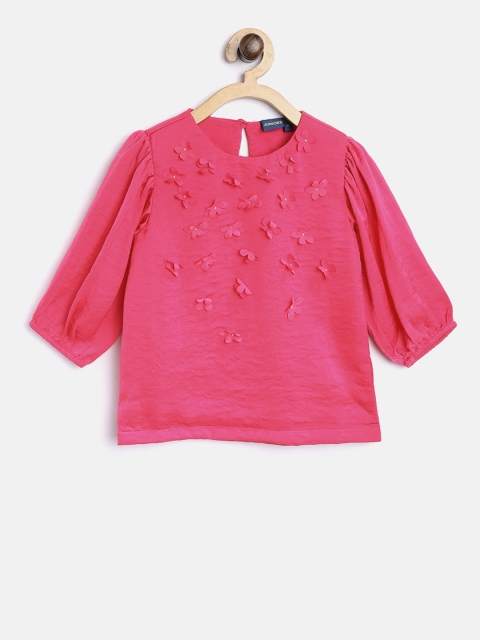 

Juniors by Lifestyle Girls Magenta Solid Top