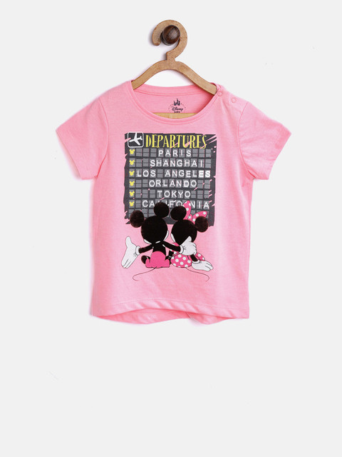 

Juniors by Lifestyle Girls Pink Printed Top