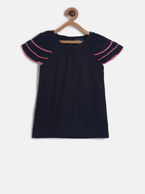 

Juniors by Lifestyle Girls Black Striped Top
