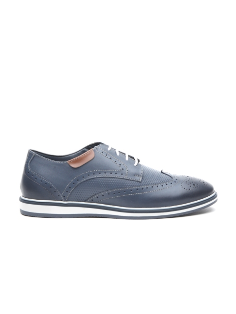 

Carlton London Men Blue Brogues