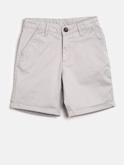

Bossini Boys Grey Solid Regular Fit Regular Shorts
