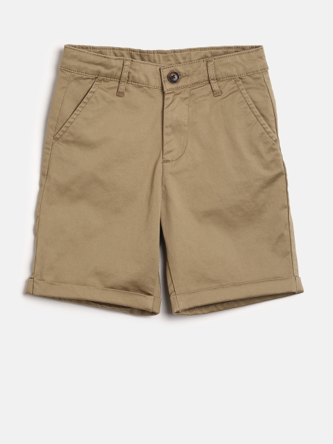 

Bossini Boys Khaki Solid Regular Fit Regular Shorts