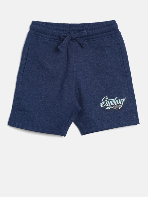 

Fame Forever by Lifestyle Boys Navy Blue Solid Regular Fit Regular Shorts