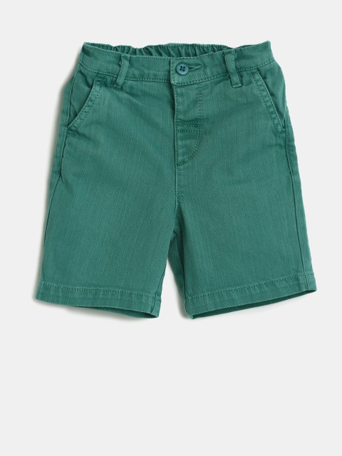 

Juniors by Lifestyle Boys Green Printed Regular Fit Regular Shorts