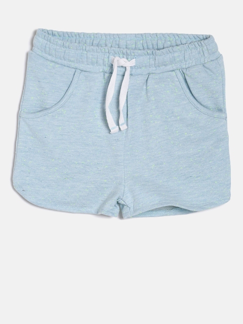 

Juniors by Lifestyle Girls Blue Solid Regular Fit Shorts