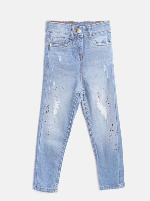 

Fame Forever by Lifestyle Girls Blue Skinny Fit Mildly Distressed Stretchable Jeans