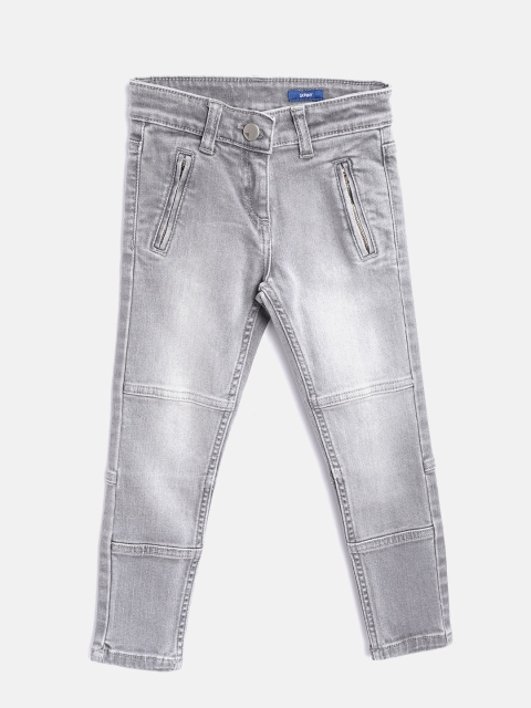 

Fame Forever by Lifestyle Girls Grey Skinny Fit Mid-Rise Clean Look Stretchable Jeans